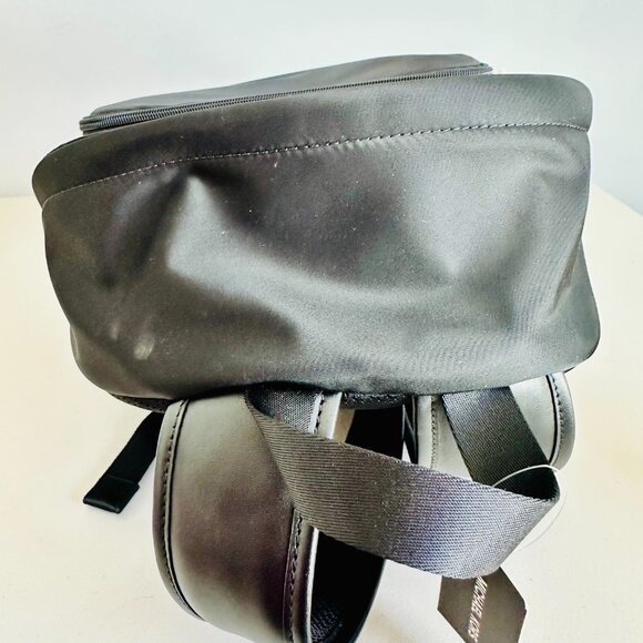MICHAEL KORS EVERETT BLACK NYLON FRONT POCKET BACKPACK LARGE UNISEX $199 main image 4